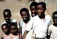 schoolchildren in Lomé