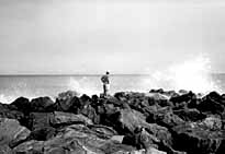 Brian on the rocks.